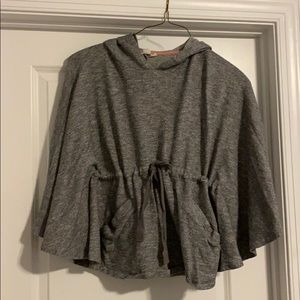 Cinched waist poncho